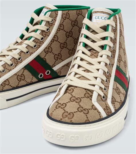 gucci 1977 high top sneaker|gucci tennis 1977 high top.